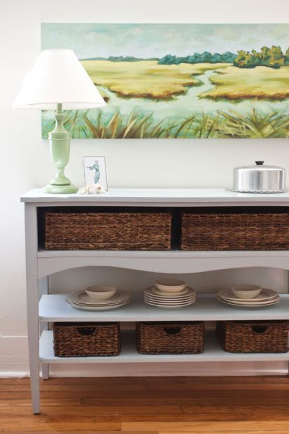 A Sofa Table With Shelves - The Lettered Cottage